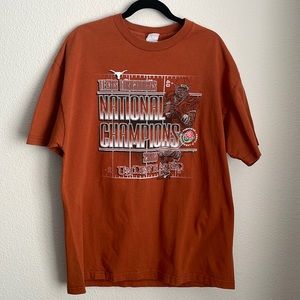 Vintage 2005 Texas Longhorns National Champions Undefeated Shirt